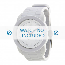 Bracelet de montre Diesel DZ1436 Silicone Blanc 24mm