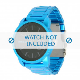 Diesel bracelet de montre DZ1468 Aluminium Bleu 24mm