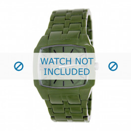Bracelet de montre Diesel DZ1550 Plastique Vert 21mm