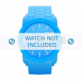 Bracelet de montre Diesel DZ1571 Silicone Bleu 23mm