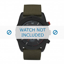 Bracelet de montre Diesel DZ4189 Textile Vert 25mm