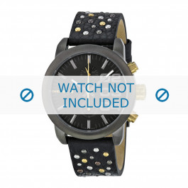 Diesel bracelet de montre DZ5432 Cuir Noir 20mm