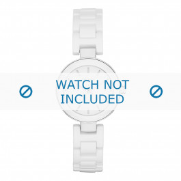DKNY bracelet de montre NY2354 Céramique Blanc 8mm