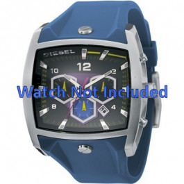 Diesel bracelet de montre DZ4164 Silicone Bleu 28mm