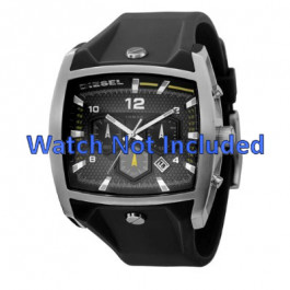 Bracelet de montre Diesel DZ4165 Silicone Noir 33mm