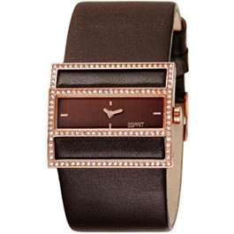 Bracelet de montre Esprit ES-103072003 Cuir Brun foncé 30mm
