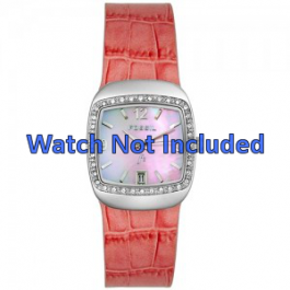 Bracelet de montre Fossil ES9720 Cuir Rose 21mm