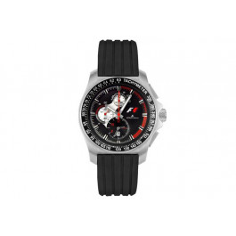 Bracelet de montre Jacques Lemans F5015-ZW Caoutchouc Noir 22mm