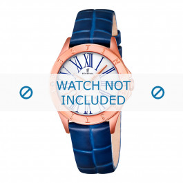Festina bracelet de montre F16930-1 Cuir croco Bleu 16mm