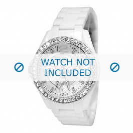 Fossil bracelet de montre ES3252 Plastique Blanc 18mm