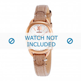 Bracelet de montre Fossil ES3514 Cuir Beige 10mm