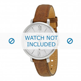 Bracelet de montre Fossil ES3708 Cuir Brun 14mm