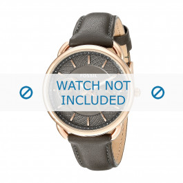 Bracelet de montre Fossil ES3913 Cuir Gris 16mm