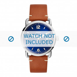 Bracelet de montre Fossil FS5325 Cuir Cognac 22mm