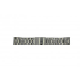 Bracelet de montre Fossil FS4662 / 12XXXX / 25XXXX Acier Gris anthracite 24mm