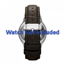 Bracelet de montre Fossil FS4737 Cuir Brun 22mm