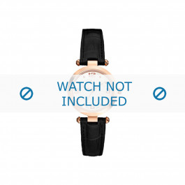 Guess bracelet de montre X17012L1 Cuir Noir 20mm + coutures noires