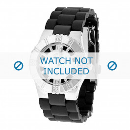 Guess bracelet de montre 80332L1 Plastique Noir