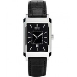 Bracelet de montre Hugo Boss HB-47-1-14-2143 / HB659302142 / 15122352 Cuir Noir 20mm