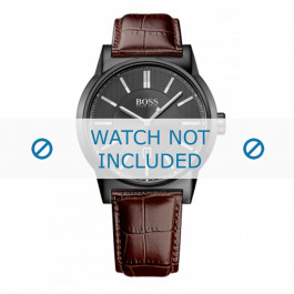 Bracelet de montre Hugo Boss HB1513071 / HB-202-1-34-2719 Cuir Brun 22mm