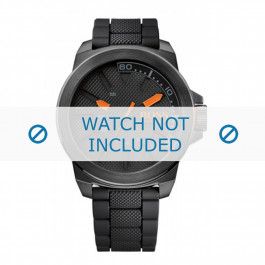 Hugo Boss bracelet de montre HO1513004 / HB-221-1-34-2625 Caoutchouc Noir 24mm