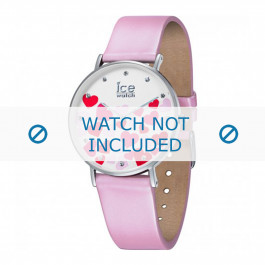 Ice Watch bracelet de montre 013373 Cuir Rose 18mm