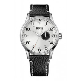 Bracelet de montre Hugo Boss HB-88-1-14-2430 / HB1512722 Cuir Noir