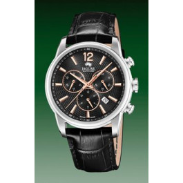 Bracelet de montre Jaguar J968.6 Cuir Noir