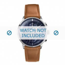 Bracelet de montre Junghans 027/4526.00 Cuir Cognac 21mm
