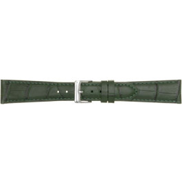Bracelet de montre Poletto 454.09.22 Cuir Vert 22mm