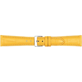 Bracelet de montre Poletto 454.13.20 Cuir Jaune 20mm