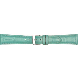 Bracelet de montre Poletto 454.10.22 Cuir Vert clair 22mm