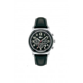 Bracelet de montre Lacoste 2010333 / LC-11-1-14-0032 Cuir Noir 22mm