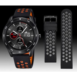 Bracelet de montre Lotus 50013/2 / BC10961 Caoutchouc Noir