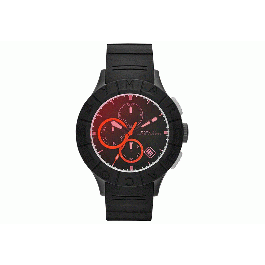Bracelet de montre Marc by Marc Jacobs MBM5546 Caoutchouc Noir