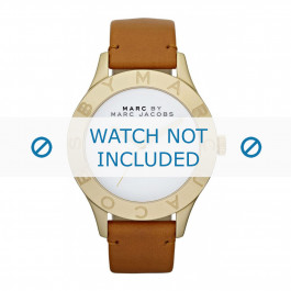 Bracelet de montre Marc by Marc Jacobs MBM1218 Cuir Cognac 20mm