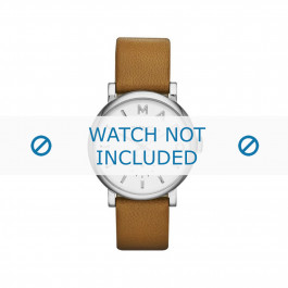 Bracelet de montre Marc by Marc Jacobs MBM1265 / MBM3242 Cuir Cognac 18mm