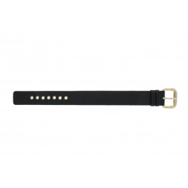 Bracelet de montre Marc by Marc Jacobs MBM1154 / MBM1287 Cuir Noir 20mm