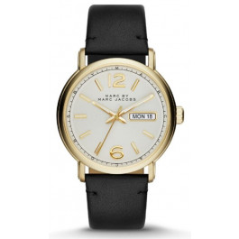 Bracelet de montre Marc by Marc Jacobs MBM5081 Cuir Noir 22mm