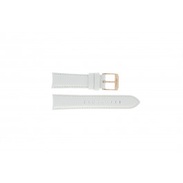 Bracelet de montre Michael Kors MK2289 Cuir Blanc 22mm