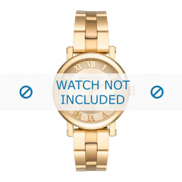 Bracelet de montre Michael Kors MK3560 Acier Plaqué or 18mm
