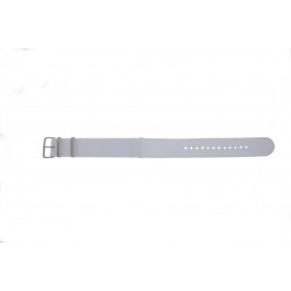 Bracelet de montre Universel EX-WH34 Textile Blanc 22mm