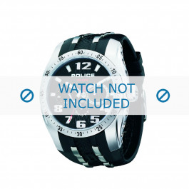 Police bracelet de montre PL-12087J-02 Plastique Noir