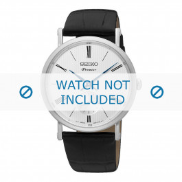 Seiko bracelet de montre SRK035P1 / 6G28 00X0 / SRK037P1 Cuir Noir 21mm