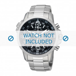 Bracelet de montre Seiko V172-0AG0 / SSC075P1 / M0E6314J0 Acier 21mm