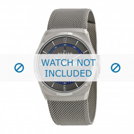 Bracelet de montre Skagen SKW6078 / 11XXXX Milanais Gris anthracite 11mm