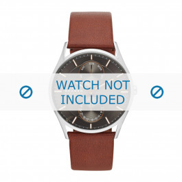 Bracelet de montre Skagen SKW6086 Cuir Cognac 22mm