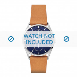 Bracelet de montre Skagen SKW6369 Cuir Cognac 21mm