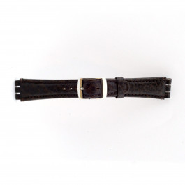 Bracelet de montre Swatch (alt.) 21412.27 Cuir Brun 19mm