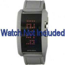 Diesel bracelet de montre DZ7163 Silicone Gris 24mm